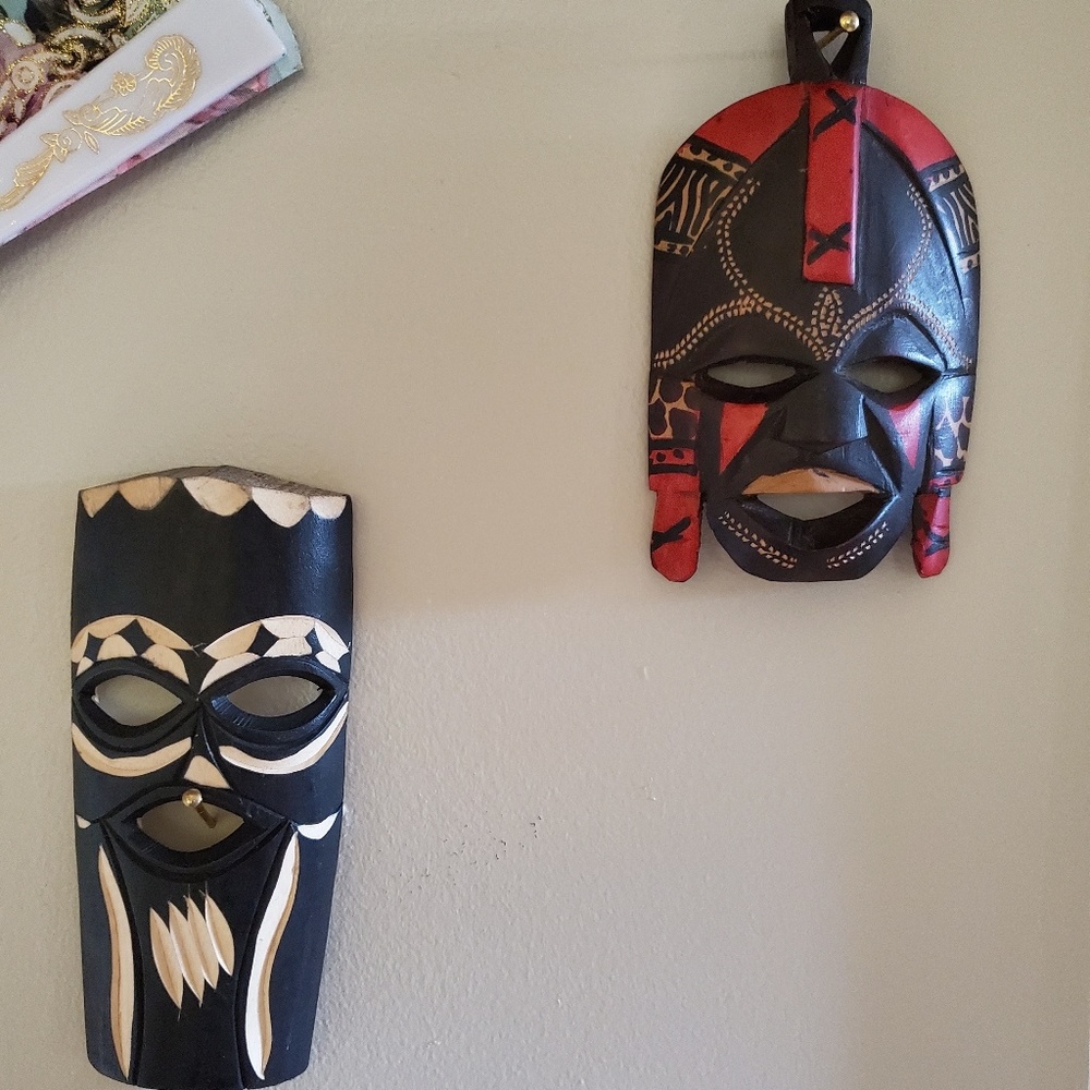 Handmade Africian Tiki Mask